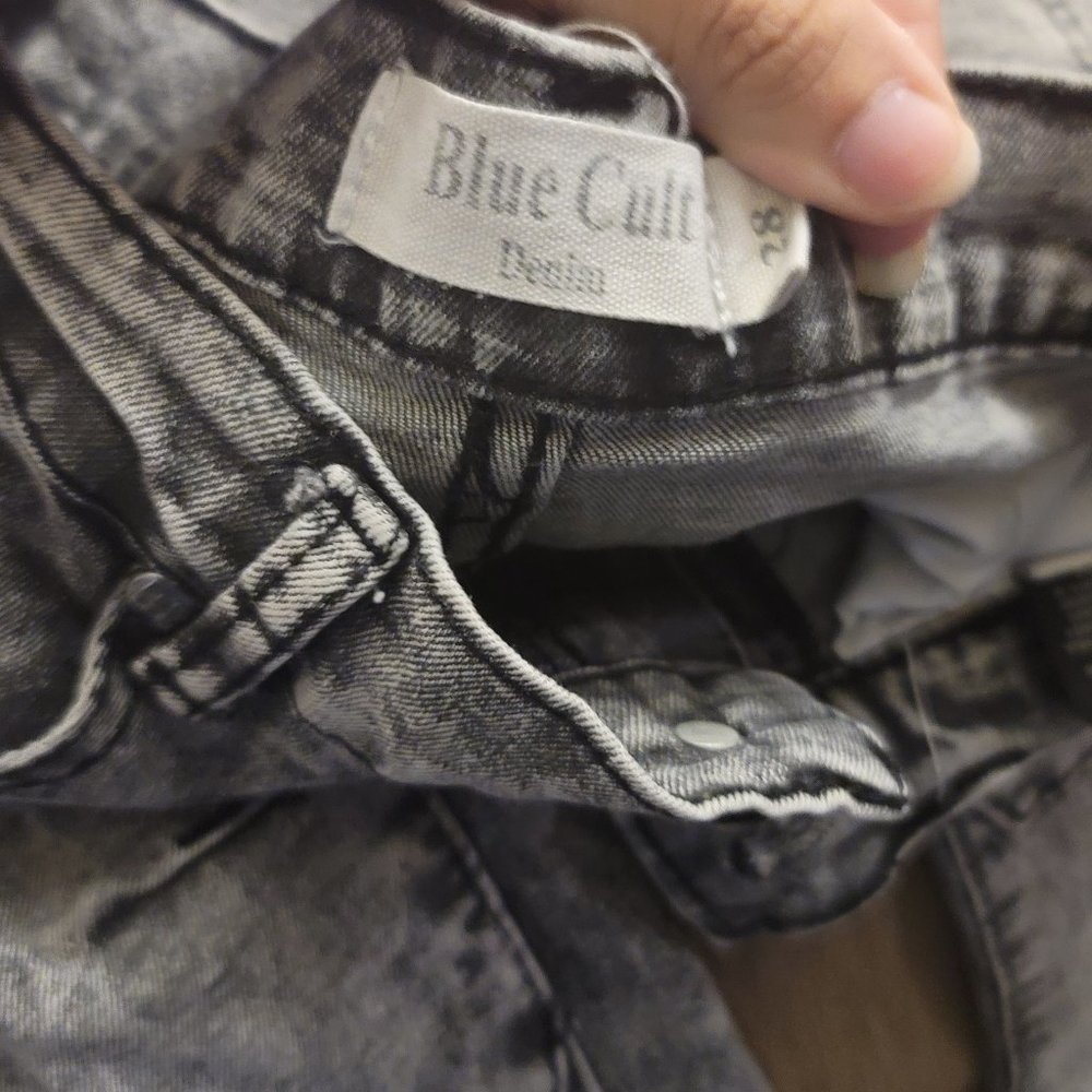 Blue colt distressed ripped jeans